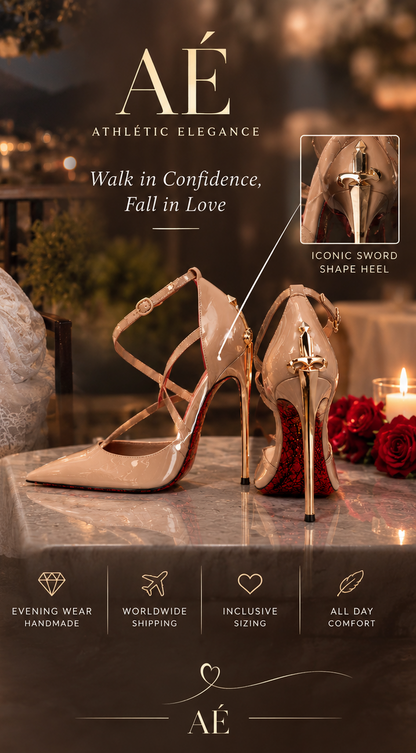AÉ - THE ROYAL BRIDE OF DESIRE IN NUDE & BLACK