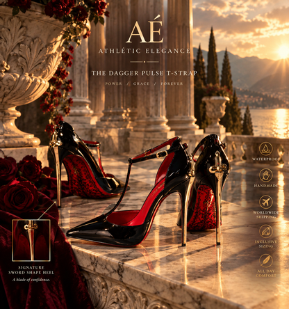 MY SWEET TEMPTATION: ELEGANT T-STRAP PULSE DAGGER SWORD HEELS