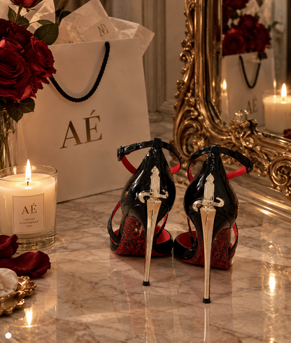 AÉ - THE ROYAL BRIDE OF DESIRE IN NUDE & BLACK