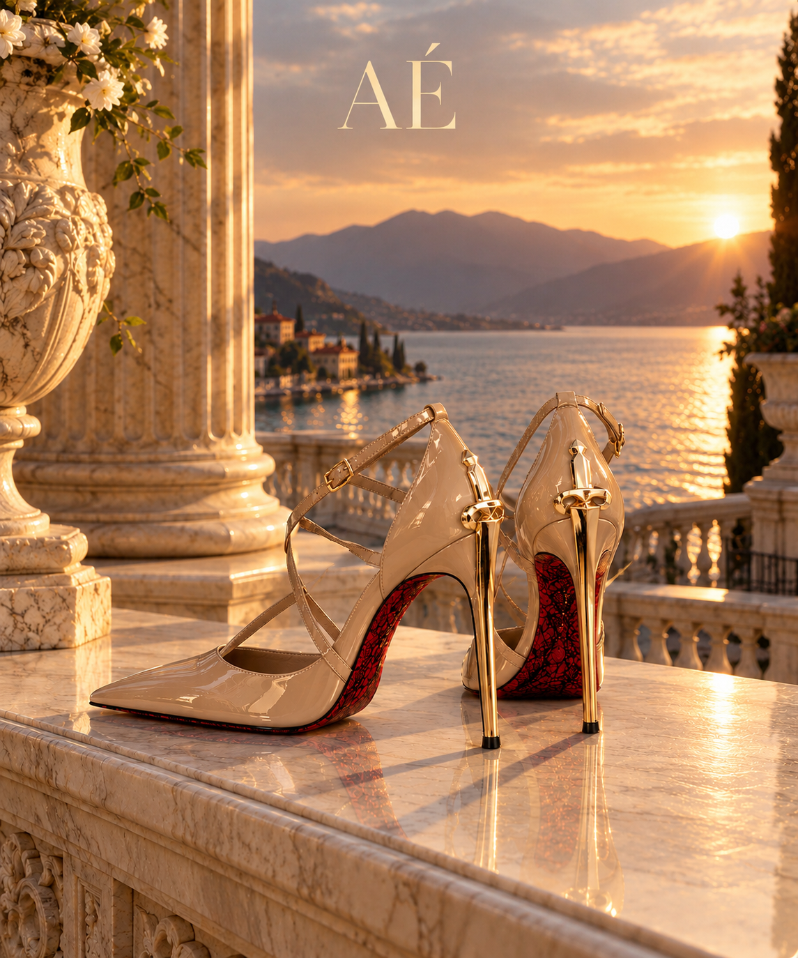 AÉ - THE ROYAL BRIDE OF DESIRE IN NUDE & BLACK