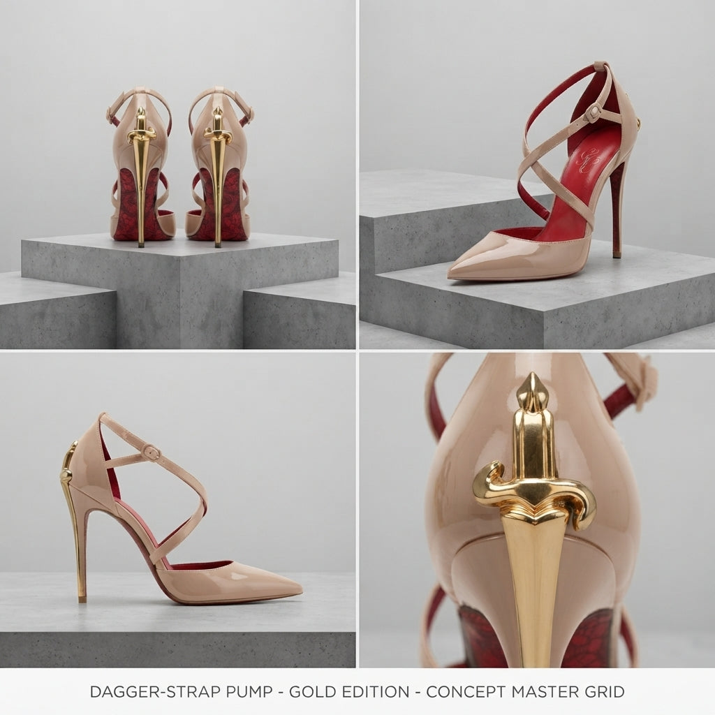 AÉ - THE ROYAL BRIDE OF DESIRE IN NUDE & BLACK