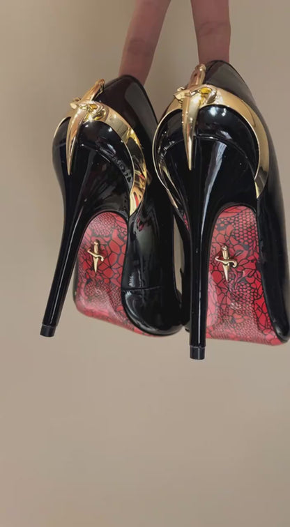 THE 3 VELVET TRINITY: CROSS SCEPTER IN RED, GOLD & SILVER — *ONLY 2 REMAIN*